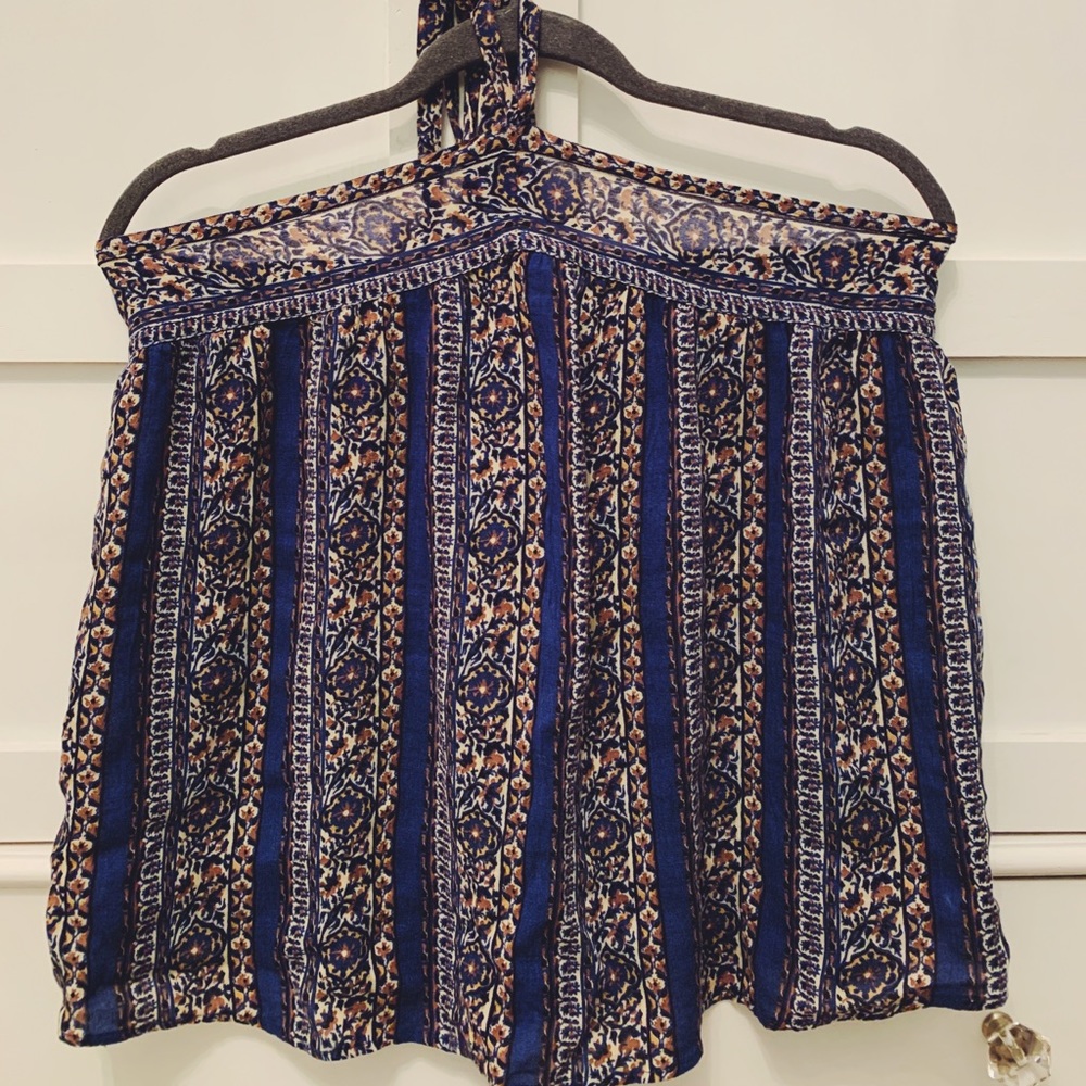 American Eagle Flowy Halter Top